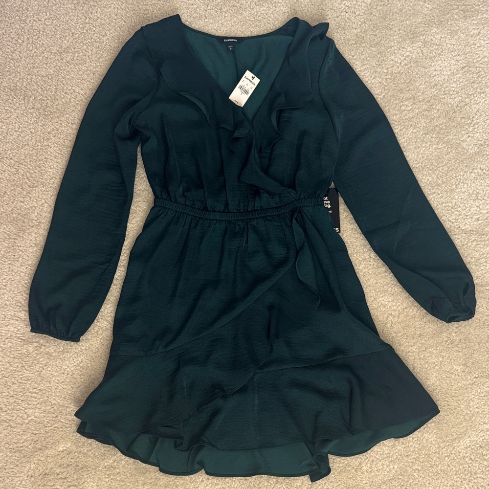 Express Deep Green Dress